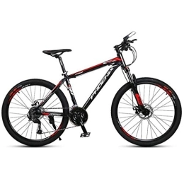 JLRTY Mountainbike JLRTY Mountainbike Mountainbike, 26 Zoll MTB Fahrräder 27 Geschwindigkeiten Leichtes Aluminium Rahmen Scheibenbremse Vorderachsfederung (Color : Red)