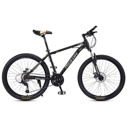 JLRTY Fahrräder JLRTY Mountainbike Mountainbike, MTB Fahrräder 26 ‚‘ Rad Leichte Carbon-Stahlrahmen 24 / 27 / 30 Geschwindigkeiten Scheibenbremse Vorderachsfederung (Color : Black, Size : 27speed)
