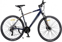 JYTFZD Mountainbike JYTFZD WENHAO MTB Frauen 26-Zoll-27-fach-Berg-Straßenfahrzeuge, Doppelscheiben-Aluminium-Hartschwanz-Mountainbike, der Sitz kann eingestellt Werden (Farbe: blau) (Farbe: grau) (Color : Blue)