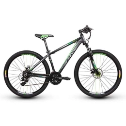 Kays Fahrräder Kays Mountainbike Mountain Bike, Männer / Frauen Aluminium Rahmen for Fahrräder, Doppelscheibenbremse Und Vorderradaufhängung, 27, 5-Zoll-Rad, 24-Gang (Color : Green)