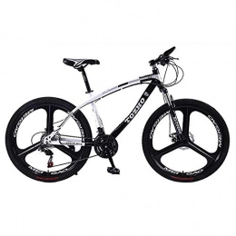 Kays Fahrräder Kays Mountainbike Mountainbike, 26 Zoll Hardtail Fahrräder, Carbon-Stahlrahmen, Doppelscheibenbremse Vorderachsfederung, 21 / 24 / Die 27 Geschwindigkeits (Color : Black, Size : 24 Speed)