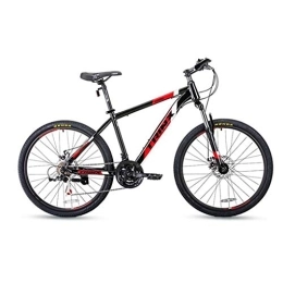 Kays Fahrräder Kays Mountainbike Mountainbike, 26 Zoll Männer / Frauen MTB Fahrräder, Leichte Carbon Stahlrahmen, Vorderradaufhängung Doppelscheibenbremse, 21 Geschwindigkeit (Color : Red)