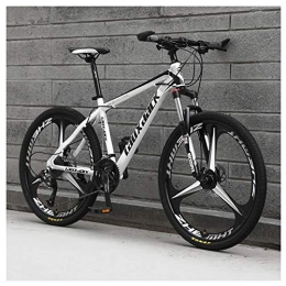 KXDLR Mountainbike KXDLR Mountain Bike 26 Zoll, 3 Speichen-Räder Mit Doppelscheibenbremse, Vorderradaufhängung Faltrad 27 Geschwindigkeit MTB Fahrrad, Weiß
