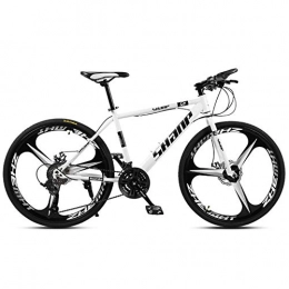 KXDLR Mountainbike KXDLR Moutain Fahrrad-21-30 Geschwindigkeiten MTB 26 Zoll Räder Doppelscheibenbremse Bike, Weiß, 24 Speeds