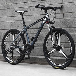 L&WB Mountainbike L&WB 26 cm Off-Road Mountainbike 24 Geschwindigkeit Doppelscheibenbremse Komplette Suspension Outdoor Mountain / City Fahrrad Erwachsene Männer und Frauen, B