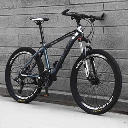 LBWT Fahrräder LBWT 26 Zoll Erwachsene Off-Road Radfahren, Mountainbike, Stahlrahmen, Doppelscheibenbremse, Geschenke (Color : Black Ash, Size : 21 Speed)