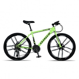 LHQ-HQ Fahrräder LHQ-HQ Student Auto Scheibenbremse 24 Zoll 27-Gang High Carbon Carbon Zehn-Rad Erwachsenen Fahrrad Männlich Und Weiblich Rennrad, Grün