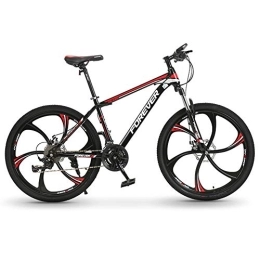 LHR Fahrräder LHR Zusammenklappbares Mountainbike, 26-zoll-30-gang-dual-stoßdämpfer-offroad-fahrrad-trekking Mit Variabler Geschwindigkeit Tragbar Ultraleicht Geeignet Für Junge Erwachsene Studenten, 1 red