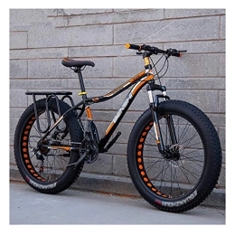 LILIS Fahrräder LILIS Mountainbike Fat Tire Bike Adult Rennräder Fahrrad Strand Snowmobile Fahrräder for Männer Frauen (Color : Orange, Size : 26in)