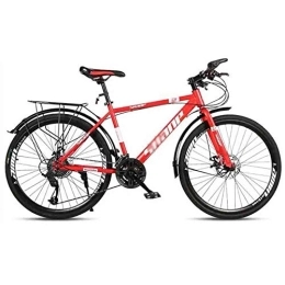 LILIS Fahrräder LILIS Mountainbike Mountainbike Erwachsene MTB Fahrrad-Straßen-Fahrräder Einstellbare Geschwindigkeit for Männer und Frauen 26in Räder Doppelscheibenbremse (Color : Red, Size : 21 Speed)