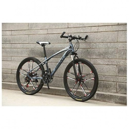 Mnjin Fahrräder Mnjin Outdoor-Sport 26 '' Mountainbike aus kohlenstoffhaltigem Stahl mit 17 '' Rahmen Doppelscheibenbremse 21-30 Geschwindigkeiten, mehrere Farben