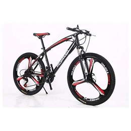 Mnjin Fahrräder Mnjin Outdoor-Sport 26"Mountainbike mit Federgabel 21-30 Geschwindigkeiten Mountainbike mit Scheibenbremse, Leichter Rahmen aus kohlenstoffhaltigem Stahl