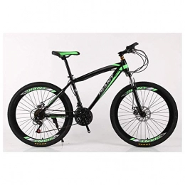 Mnjin Fahrräder Mnjin Outdoor-Sport Unisex Mountainbike / Fahrräder 26 '' Rad Leichter Stahlrahmen mit hohem Kohlenstoffgehalt 21-30 Geschwindigkeiten Shimano Scheibenbremse, 26"