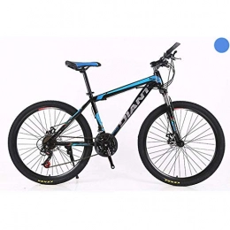 Mnjin Fahrräder Mnjin Outdoor-Sport Unisex Mountainbike, Vorderradaufhngung, 21-30 Geschwindigkeiten, 26-Zoll-Rder, 17-Zoll-Rahmen aus kohlenstoffhaltigem Stahl mit Doppelscheibenbremsen