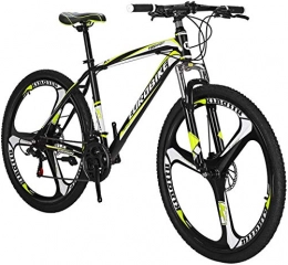 XYY Mountainbike Mountain Bike Daul Scheibenbremsen 21 Geschwindigkeit Herren Fahrrad Front Suspension MTB (Color : D)