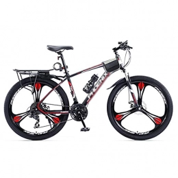 Kays Fahrräder Mountainbike Fahrrad für Damen und Herren Erwachsene Mountainbike 24 / 27 Geschwindigkeiten 27, 5-zoll-räder Kohlenstoffstahlrahmen Mit Vorderer Suspension Und Dual-scheibenbrems(Size:27 Speed, Color:Red)