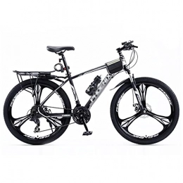 Kays Mountainbike Mountainbike Fahrrad für Damen und Herren Erwachsene Mountainbike, 24 Geschwindigkeiten, 27, 5-zoll-räder, Kohlenstoffstahlrahmen, Dual-scheibenbremsen, Suspension Vordere Ga(Size:24 Speed, Color:Black)