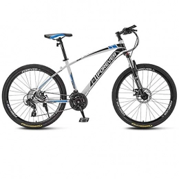 Mountainbike Fahrrad Offroad-Rennen Rennrad Top mit variabler Geschwindigkeit und Speichenrad 26 Zoll 21 Geschwindigkeit-weiß Blau_26 Zoll 21 Geschwindigkeit