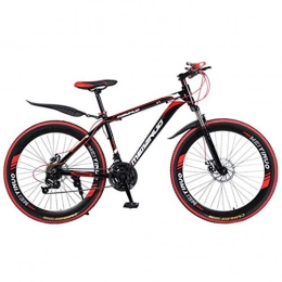 WGYDREAM Mountainbike Mountainbike Mountain Bike MTB Adult Mountainbike, 21 24 27 Geschwindigkeiten, 26-Zoll-Räder High Carbon Stahl Full Suspension Rahmen Mountainbike Mountain Bike MTB ( Color : Black , Size : 24 Speed )