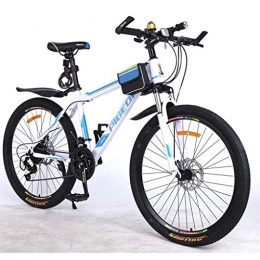WGYDREAM Mountainbike Mountainbike Mountain Bike MTB Bikes Berg, 26" Mountain Fahrräder, mit Doppelscheibenbremse und Vorderradaufhängung, 21speeds, Kohlenstoffstahlrahmen Mountainbike Mountain Bike MTB ( Color : Blue )