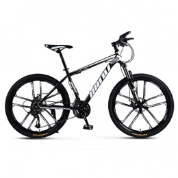 Dsrgwe Fahrräder Mountainbike, Mountainbike, Stahl-Rahmen Hardtail Fahrräder, Doppelscheibenbremse und Vorderradaufhängung, 26inch Rad (Color : D, Size : 27-Speed)