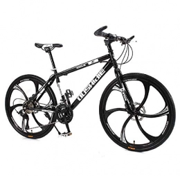 ZMJY Mountainbike Mountainbike, Scheibenbremse 21-Fach verstellbares Rennrad 26 Zoll Carbon Stahlrahmen Integriertes Fahrrad, White