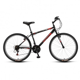 LZHi1 Mountainbike Mountainbikes 26-zoll-erwachsener-mountainbike Mit Dual-scheibenbremse, 21-fach-gebirgspfad-fahrrad Mit Verstellbarer Sitz, Hoher Kohlenstoffstahl-pendler-fahrräder Rennrad Für Frauen U(Color:Schwarz)