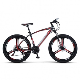 MQJ Mountainbike MQJ 21 / 24 / 27 Geschwindigkeit Vorderseite Suspension Mountain Bicycle 26 In Daul Disc Bremse Herrenräder Bikes Hochkohlenstoffstahl Rahmen Für Einen Pfad, Trail & Amp; Berge / Rot / 27 Geschwindigkeit