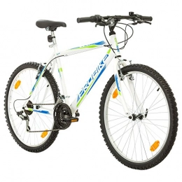 Multibrand Distribution Mountainbike Multibrand PROBIKE 26 Zoll Mountainbike Shimano 18 Gang, Herren-Fahrrad & Jungen-Fahrrad, geeignet ab 165-183 cm (Weiß)