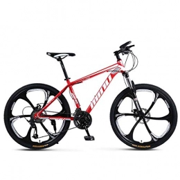 MYMGG Mountainbike MYMGG Adult Mountainbike 26 Zoll Rahmen Aus Kohlenstoffstahl 21 (24, 27, 30) Geschwindigkeit Unisex Rennrad, Red, 24speed