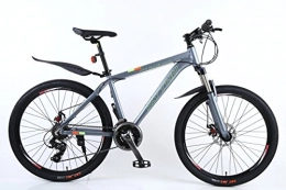 MYTNN Mountainbike MYTNN Mountainbike Fahrrad 26 Zoll Alu Rahmen, 21 Gang Shimano, Lockout an Federgabeln, Fahrrad mit Scheibenbremsen, mit Gratis Schutzbleche (Grau)