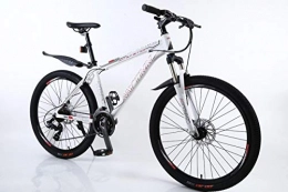 MYTNN Mountainbike MyTNN Mountainbike Fahrrad 26 Zoll Alu Rahmen, 21 Gang Shimano, Lockout an Federgabeln, Fahrrad mit Scheibenbremsen, mit Gratis Schutzbleche (wei-rot)