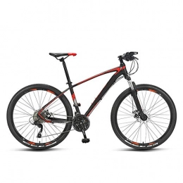 ndegdgswg Mountainbike ndegdgswg 27 Gang 27, 5 Zoll Mountainbike, öLscheibenbremse Aluminiumlegierung Leichtes StoßdäMpfendes Fahrrad Mit Variabler Geschwindigkeit 27.5inches 27speedoilplateblackred