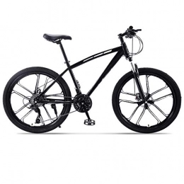 ndegdgswg Fahrräder ndegdgswg Mountainbike, 24 Zoll Scheibenbremse, variable Geschwindigkeit, Licht, Stoßdämpfung, Offroad-Rennen, 24 Zoll, 27 Gänge, Tenknifewheelschwarz