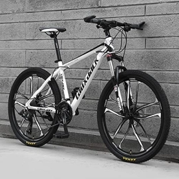 PBTRM Mountainbike PBTRM Premium Mountainbike, Outdoor-Sport 26" Mountain Fahrrad Mit Federgabel 21 / 24 / 27 / 30 Geschwindigkeiten Mountain Bike Mit Scheibenbremse, Leicht Highcarbon Stahlrahmen, D, 27 Speed