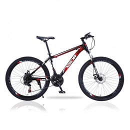 peipei Mountainbike peipei 26-Zoll-21-Gang-, 24-Gang-, 27-Gang-DREI-Gang- / Sechs-Gang- / Zehn-Gang-Rad Vorder- und Hinterrad-Doppelscheibenbremse Mountainbike-Schwarz-Rot-Speichenrad_26 Zoll 21-Gang