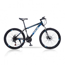 peipei Mountainbike peipei 26-Zoll-21-Gang-, 24-Gang-, 27-Gang-Dreigang- / Sechsgang- / Zehngang-Rad Vorder- und Hinterrad-Doppelscheibenbremse Mountainbike-Schwarz-Blau-Speichenrad_26 Zoll 27-Gang