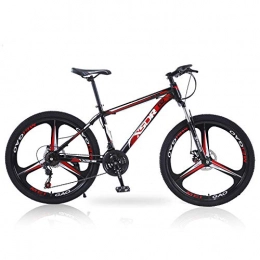 peipei Mountainbike peipei 26-Zoll-21-Gang-, 24-Gang-, 27-Gang-Dreigang- / Sechsgang- / Zehngang-Rad Vorder- und Hinterrad-Doppelscheibenbremse Mountainbike-Schwarz-Rot-DREI-Messer-Rad_26 Zoll 27-Gang