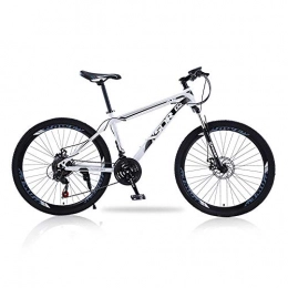 peipei Mountainbike peipei 26-Zoll-21-Gang-, 24-Gang-, 27-Gang-Dreigang- / Sechsgang- / Zehngang-Rad Vorder- und Hinterrad-Doppelscheibenbremse Mountainbike-Schwarz-Wei-Speichenrad_24 Zoll 21-Gang