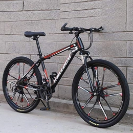 PengYuCheng Fahrräder PengYuCheng Mountainbike, leicht zu transportieren, im Kofferraum verstaut, 21, 24, 26, 30 Gang, 26 Zoll, Stahlrahmen-Doppelscheibenbremsen, Speichenräder, Radsatz-Doppelfederung, Geländefahrrad-q1