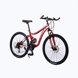 PengYuCheng Mountainbike PengYuCheng Vollgefedertes Mountainbike 24-Gang-Fahrrad 26-Zoll-Herren-Mountainbike-Scheibenbremsen-Stadtfahrrad, voll einstellbare Vorder- und Hinterradfederung, Geländefahrrad-Q4