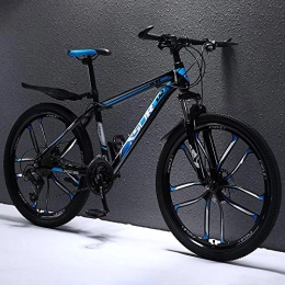 PengYuCheng Mountainbike PengYuCheng Vollgefedertes Mountainbike-Faltrad 21-Gang-Fahrrad 26-Zoll-Herren-Mountainbike-Scheibenbremsen-Stadtrad, voll einstellbare Vorder- und Hinterradfederung, Geländefahrrad-q24