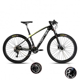 PXQ Mountainbike PXQ Erwachsene Mountainbike Carbon XC 22 beschleunigt Geländefahrrad mit Luftdruck-Stoßdämpfer und Vorderradgabel-Ölbremse-Fahrrädern 26 / 27.5Zoll, Yellow, 26"*15.5"