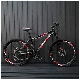 QIMENG Fahrräder QIMENG 24 Zoll Mountainbike Fahrrad MIT Fahrrad Mit Scheibenbremsen 21 / 24 / 27 / 30 Gang Rahmen Aus Kohlenstoffstahl Fitness Im Freien Geeignet Fr Eine Hhe Von 145-170 cm, H, 24 Speed