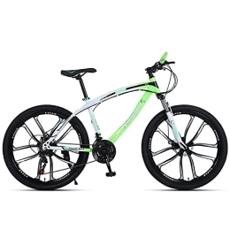 RSDSA Mountainbike RSDSA Stilvolles Mountainbike, Doppelscheiben-Offroad-Bremsenrennen Für Männer Und Frauen Im Freien Cross Country-Fahrrad 21-Zoll- / 27-Gang-Schaltfahrrad, 26Inch, Grün, 24speed