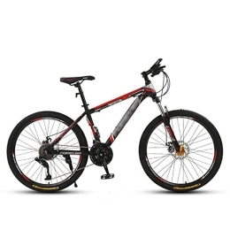 SANJIANG Mountainbike SANJIANG Adult Mountainbike Mit 26-Zoll-Rad Rahmenrahmen Aus Kohlenstoffstahl Mit Doppelscheibenbremse Vorderradgabel Für Herren, Red-26in-30speed