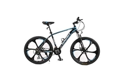 SEESEE.U Mountainbike SEESEE.U Mountainbike Unisex Hardtail Mountainbike 24 / 27 / 30 Geschwindigkeiten 26 Zoll 6-Speichen-Räder Aluminiumrahmen-Fahrrad mit Scheibenbremsen und Federgabel, blau, 24-Gang