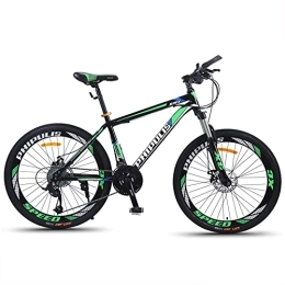 SHANJ Mountainbike SHANJ 24 / 26 Zoll Mountainbike für Erwachsene Herren Damen, im Freien MTB Fahrrad, 21-30 Geschwindigkeit, Doppelscheibenbremsen, Federgabel