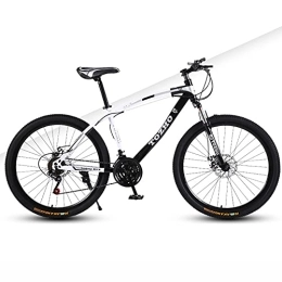 SHANJ Mountainbike SHANJ Mountainbike für Erwachsene, Rennrad für Herren / Frauen, 21-30 Gang Schaltung optional, Rahmen aus Kohlenstoffstahl, Vollgefederte Gabel, Scheibenbremse, 24 / 26 Zoll