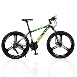 SHANRENSAN Mountainbike Shanrensan 24 Zoll 26 Zoll Mountainbike, Federgabel, 21 / 24 / 27geschwindigkeit, Geeignet FüR Jungen, MäDchen, (26 Zoll, 21 Gang Dreimesserrad weiß und gelb)